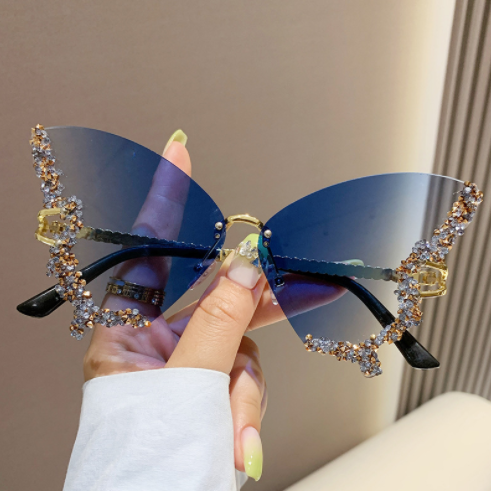 Diamond Butterfly Sunglasses